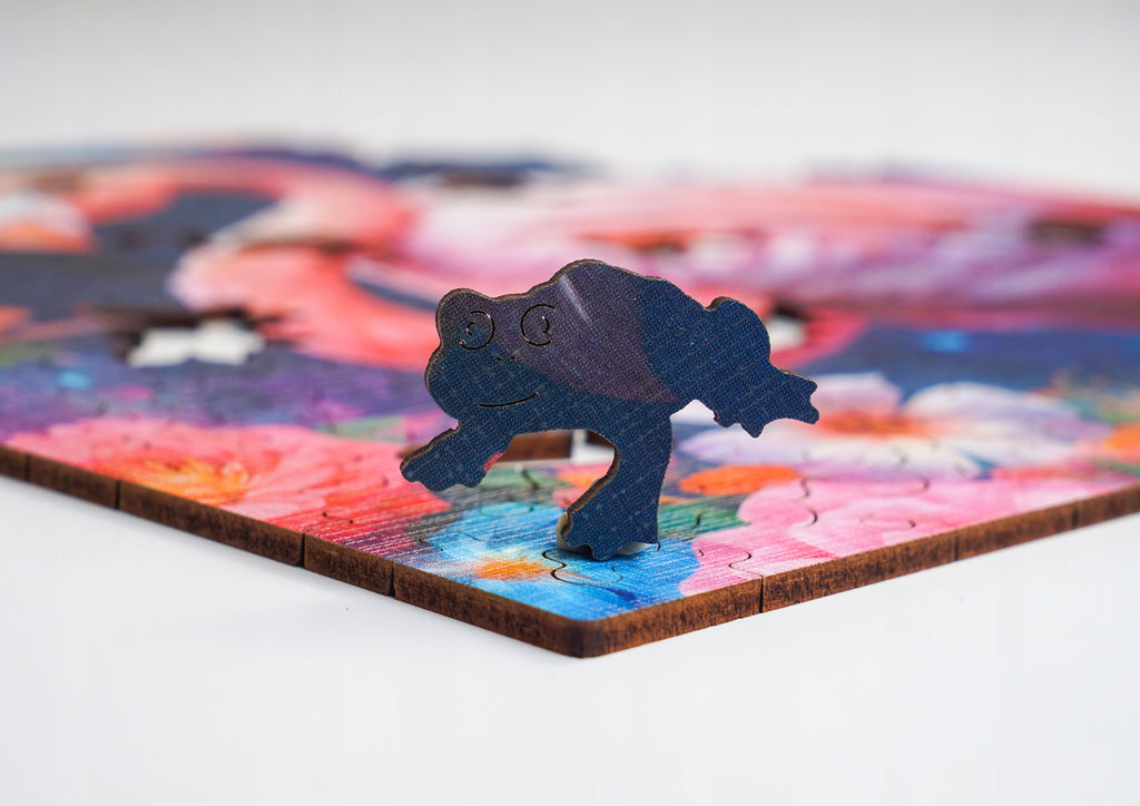 Puzzle drewniane PUZZLED Elegancki Flaming 155 elementów dla dorosłych