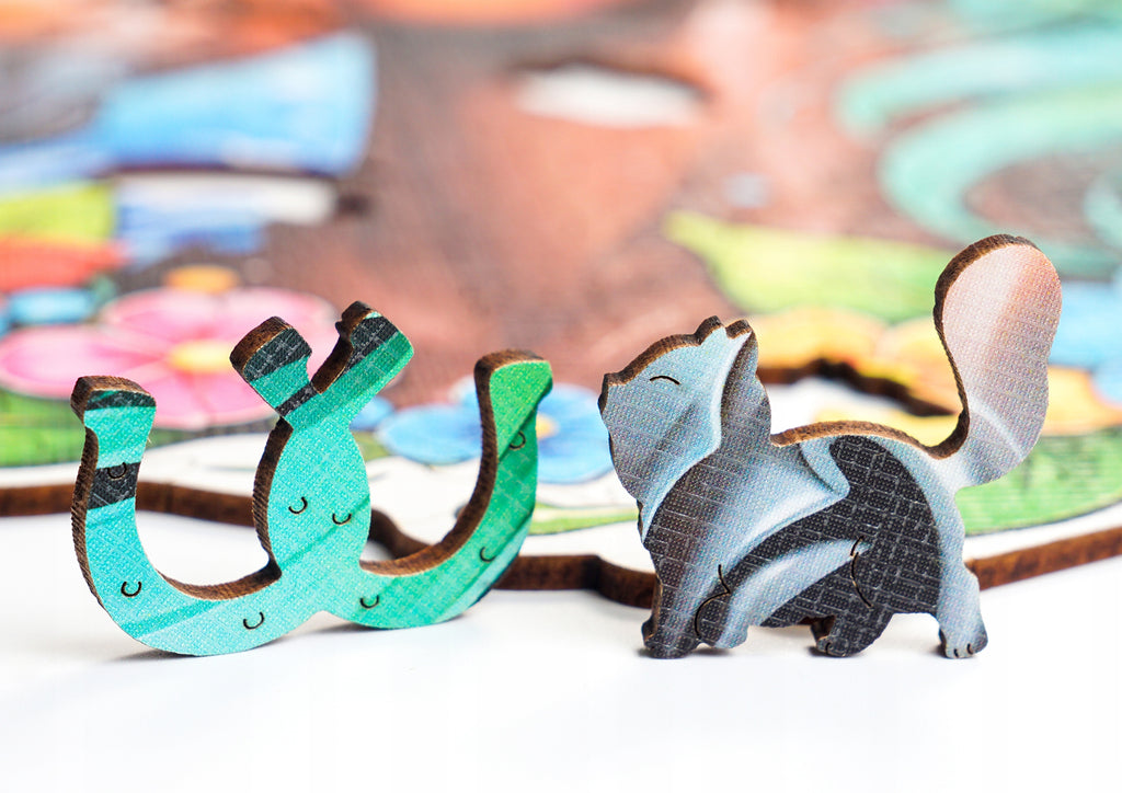 Puzzle drewniane PUZZLED Koń 255 elementów – układanka po obrysie dla dorosłych