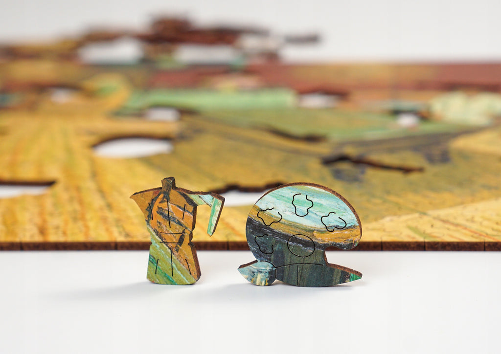 Drewniane puzzle A3 Vincent van Gogh "Nocna kawiarnia" 350 el.
