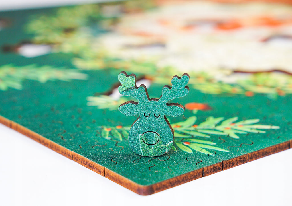 Drewniane puzzle A3 "Święty Mikołaj" 415 el.