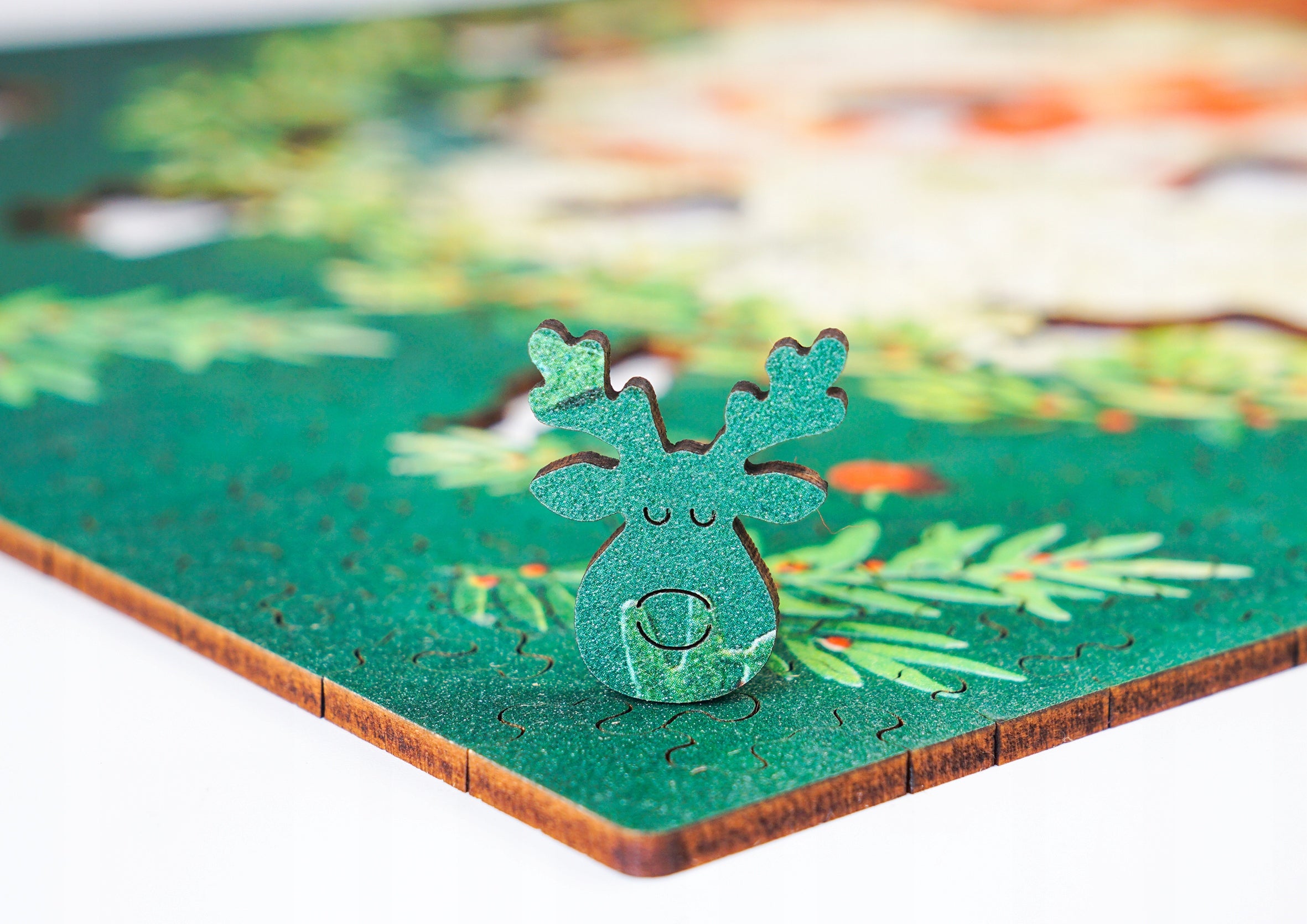 Drewniane puzzle A3 "Święty Mikołaj" 415 el.