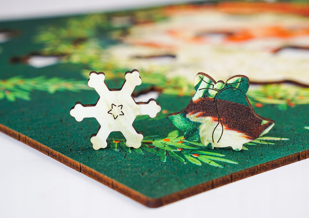 Drewniane puzzle A3 "Święty Mikołaj" 415 el.