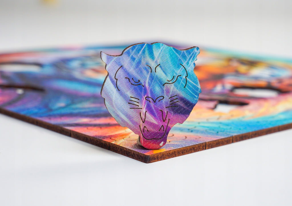 Puzzle drewniane PUZZLED Potężny Tygrys 160 elementów dla dorosłych