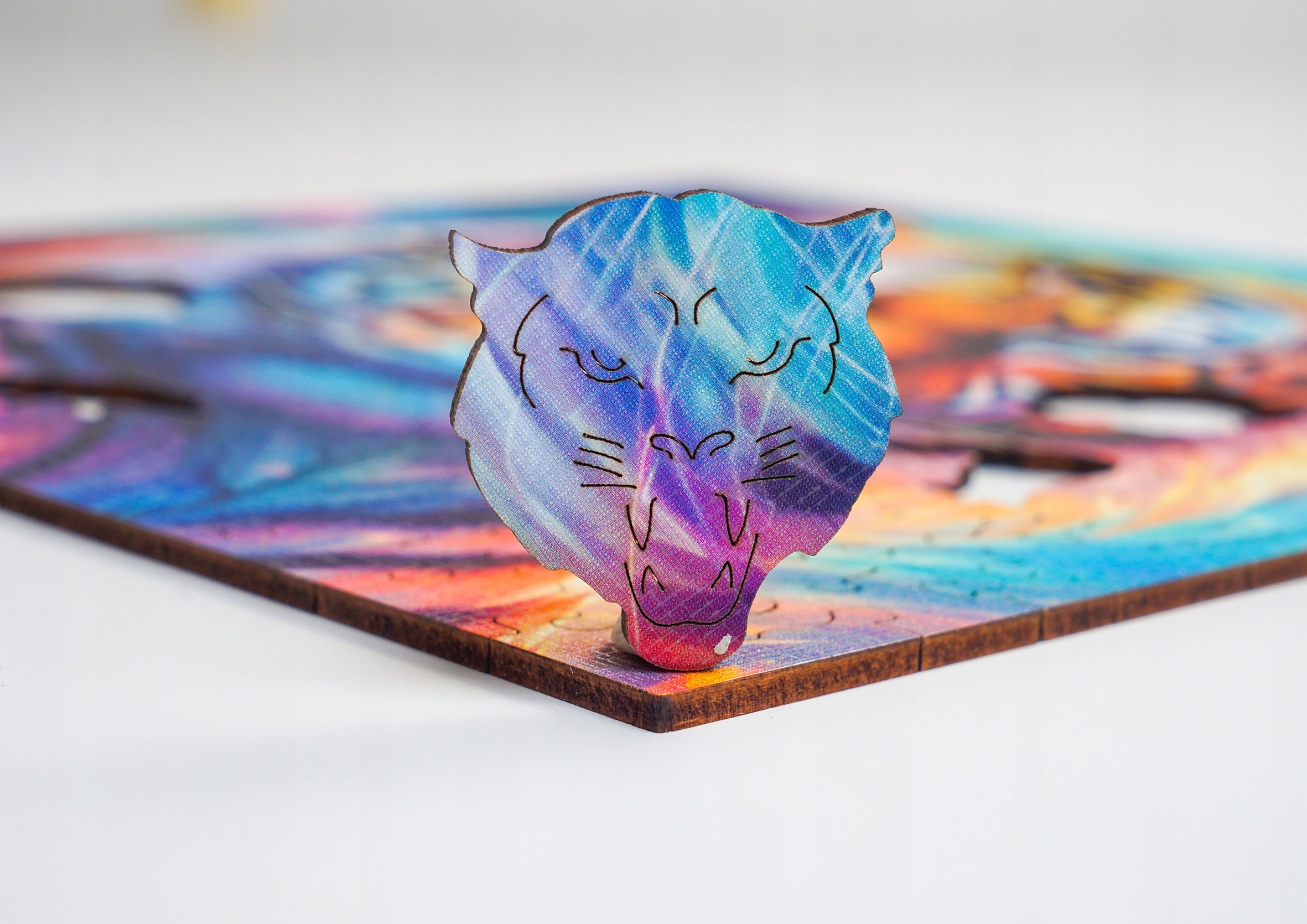 Puzzle drewniane PUZZLED Potężny Tygrys 160 elementów dla dorosłych