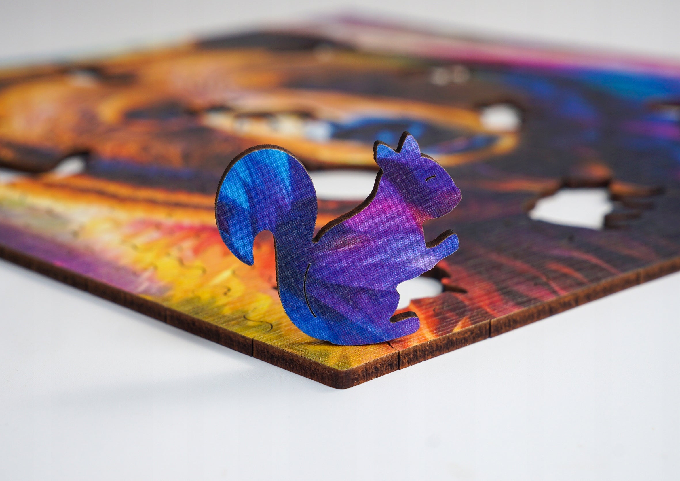 Puzzle drewniane PUZZLED Brunatny Niedźwiedź 155 elementów dla dorosłych