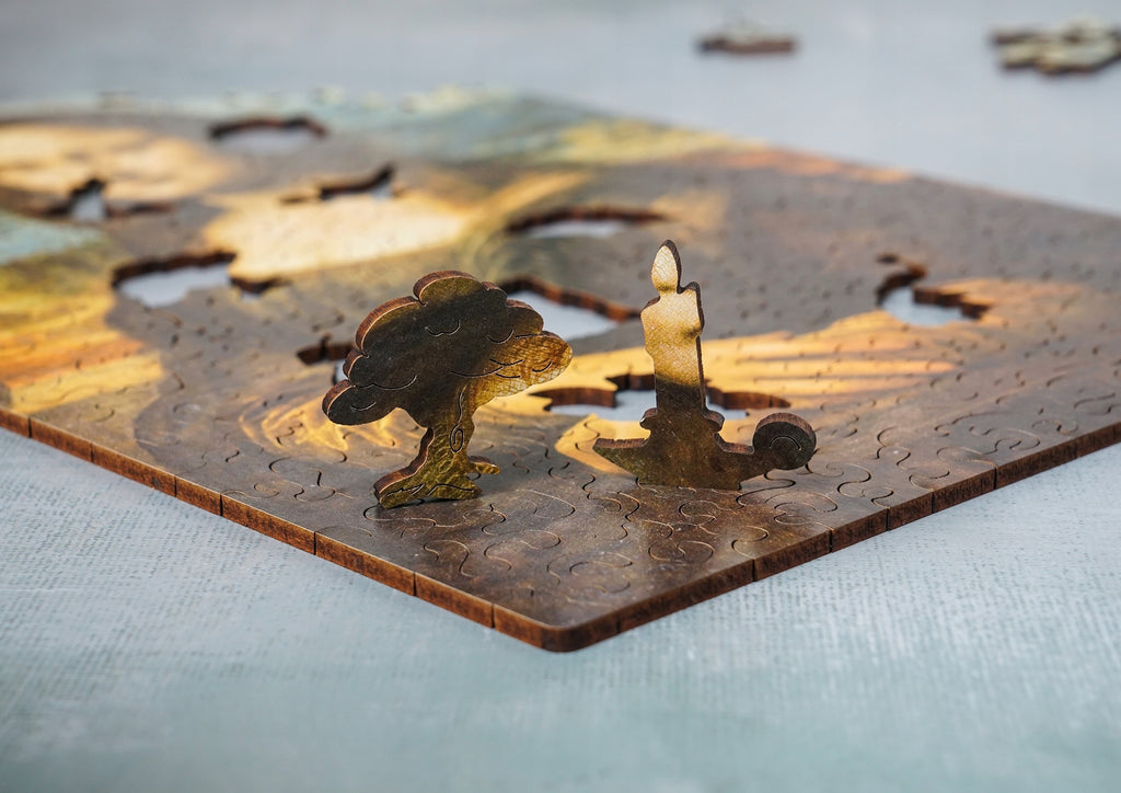 Drewniane puzzle A4 Leonardo da Vinci "Mona Lisa"