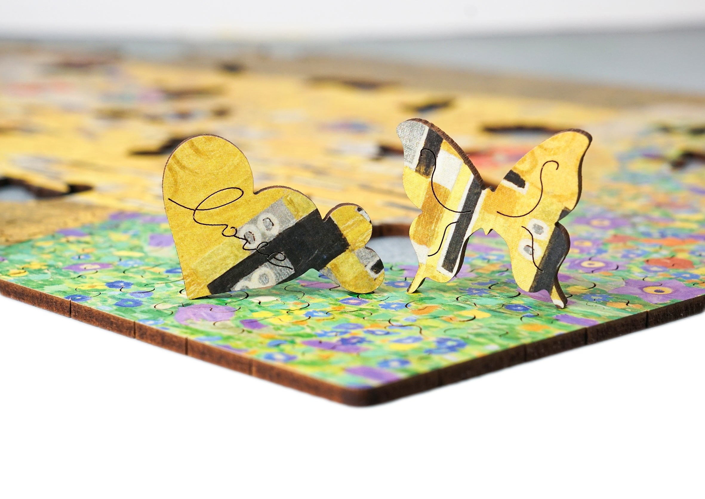 Drewniane puzzle A3 Gustav Klimt "Pocałunek" 310 el.