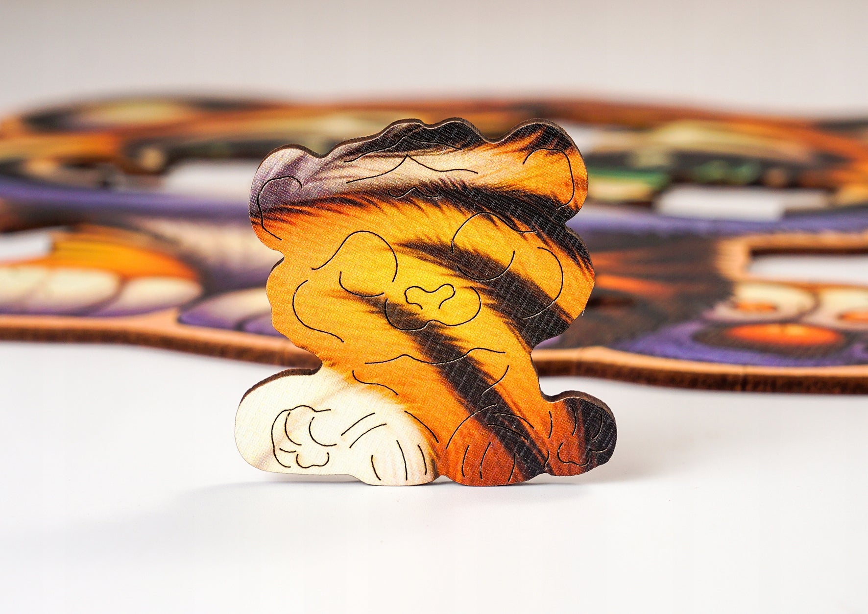 Puzzle Drewniane Premium dla dzieci Tygrysek 48 EL. Układanka PUZZLED