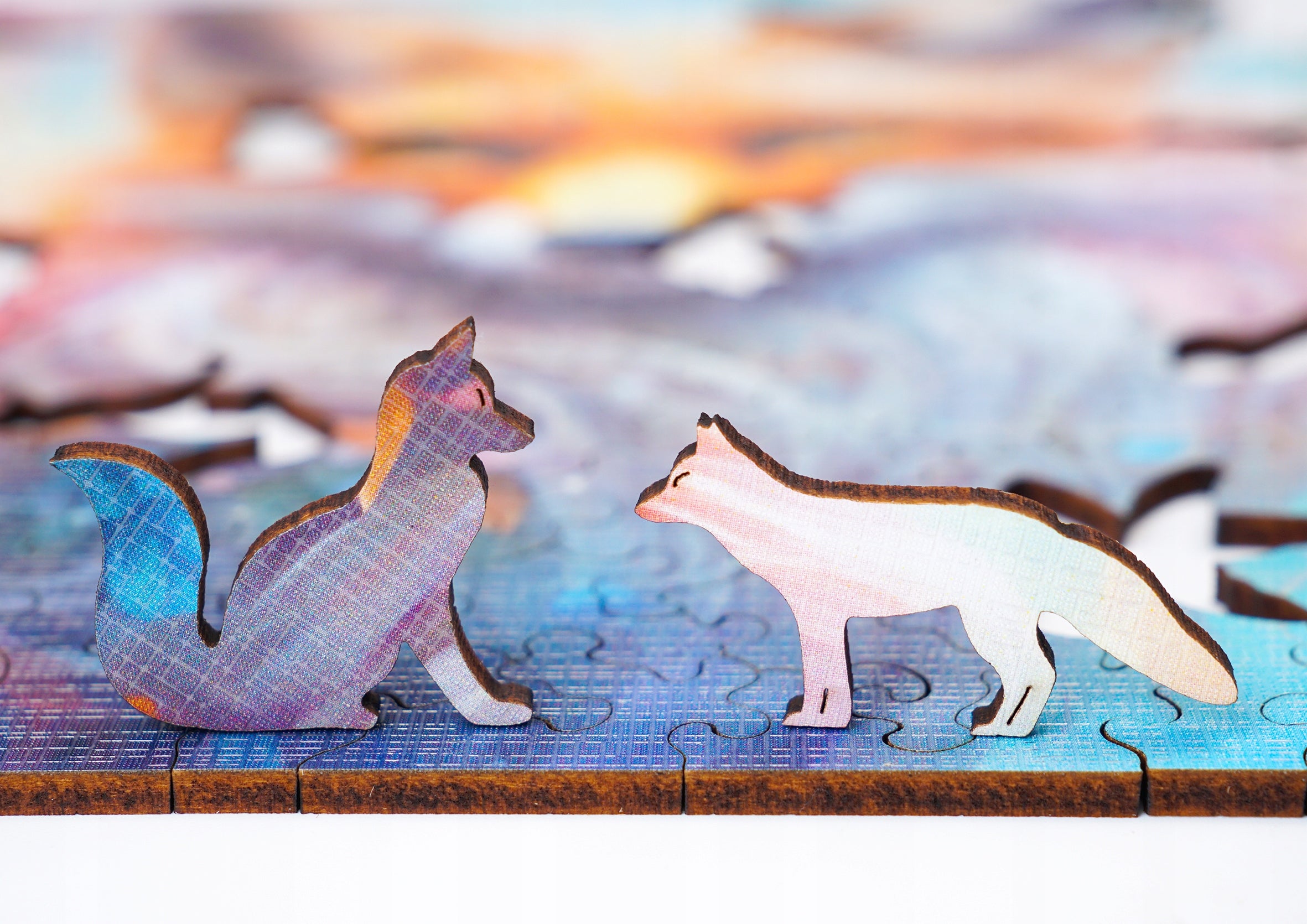 Puzzle drewniane PUZZLED Sprytny Lis 150 elementów dla dorosłych