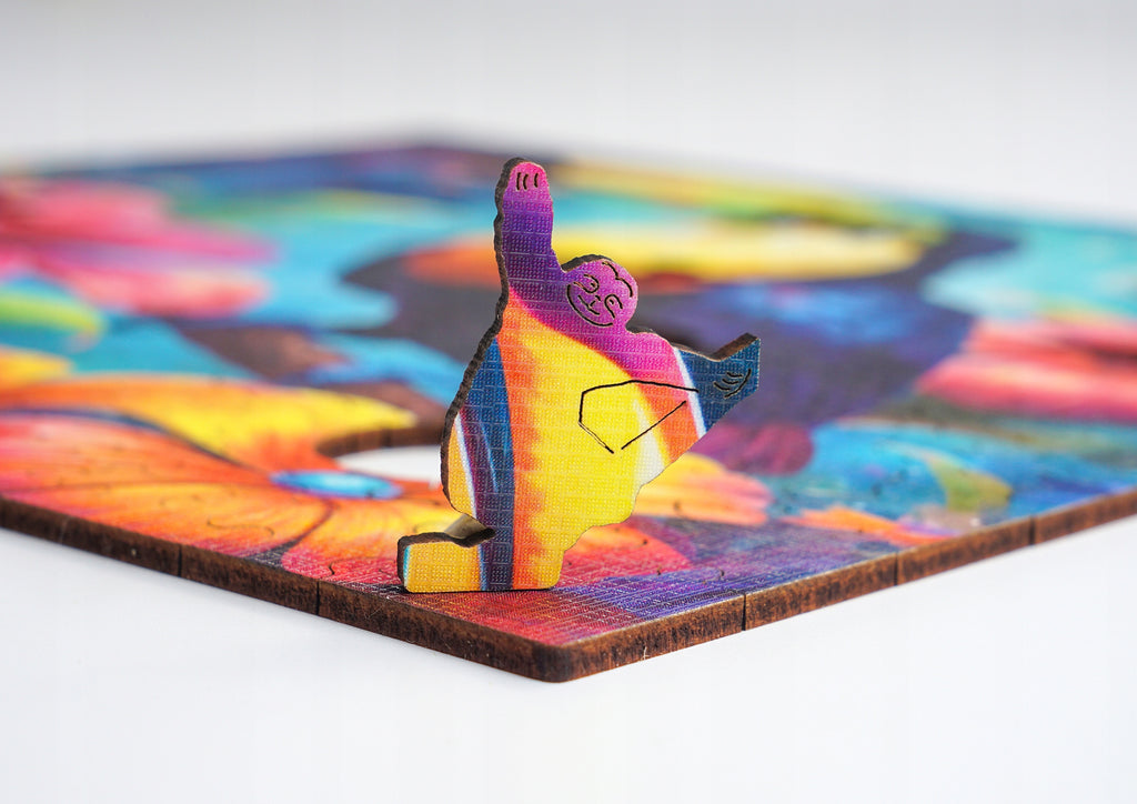Puzzle drewniane PUZZLED Tropikalny Tukan 155 elementów dla dorosłych