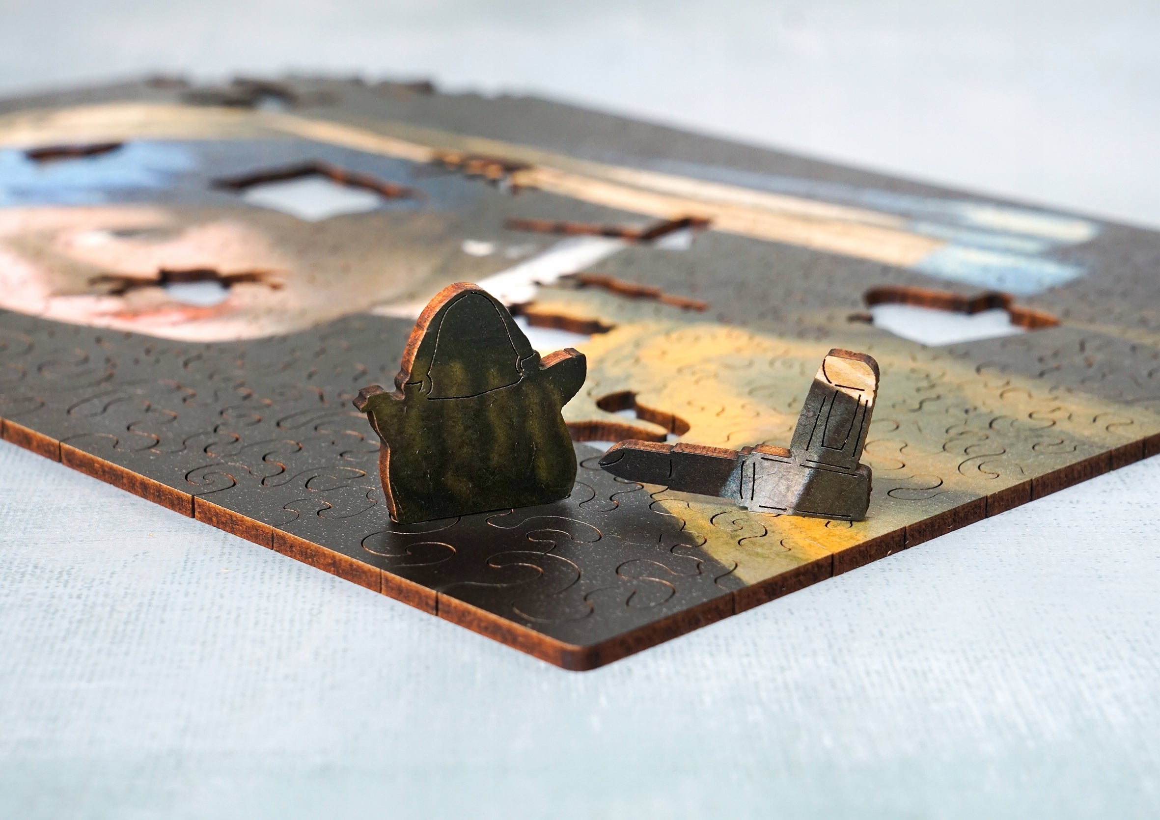 Drewniane puzzle A4 Vermeer Dziewczyna z perłą
