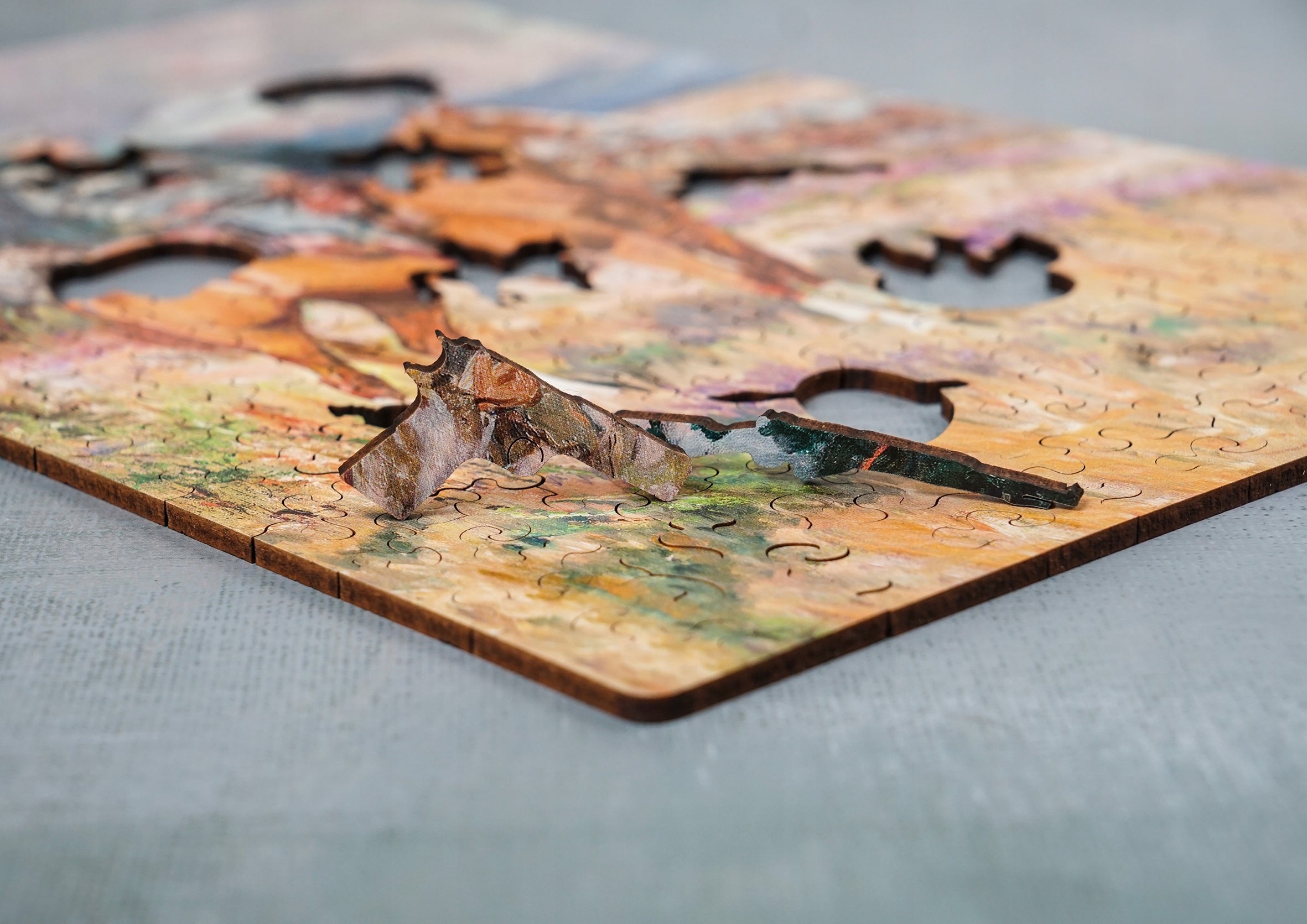 Puzzle Drewniane Kossak Piłsudski Na Kasztance Układanka A4 140 Elementów