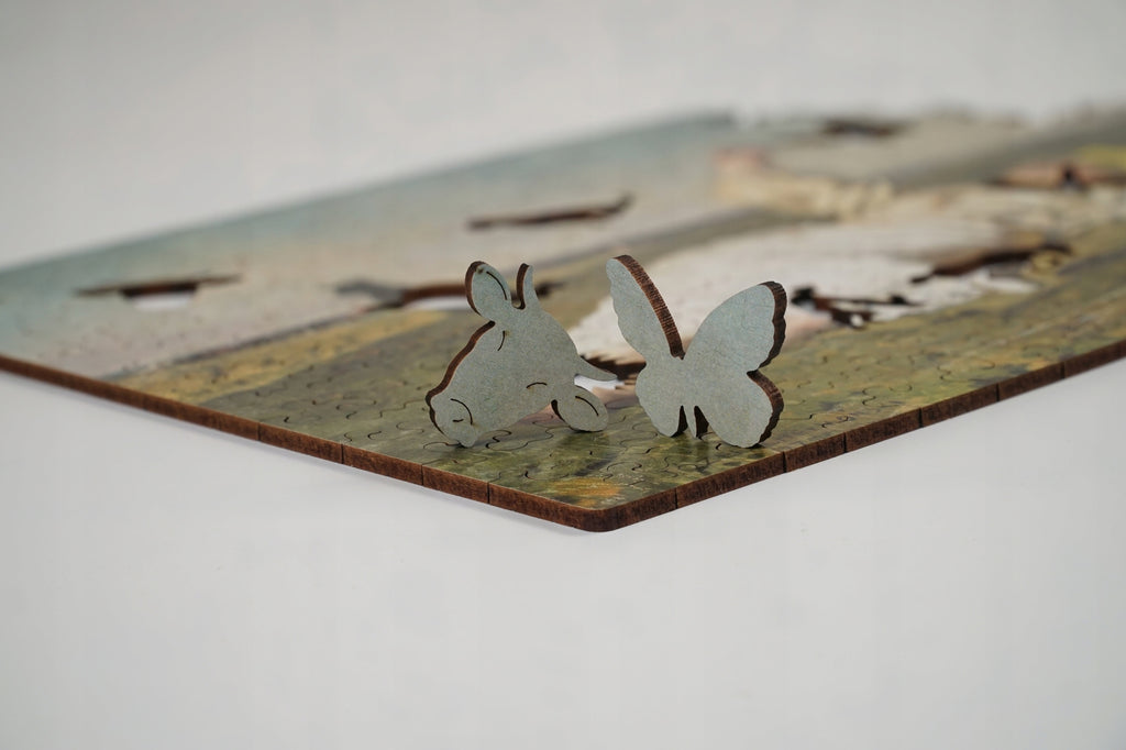 Drewniane puzzle A4 Chełmoński Babie lato 165 el.