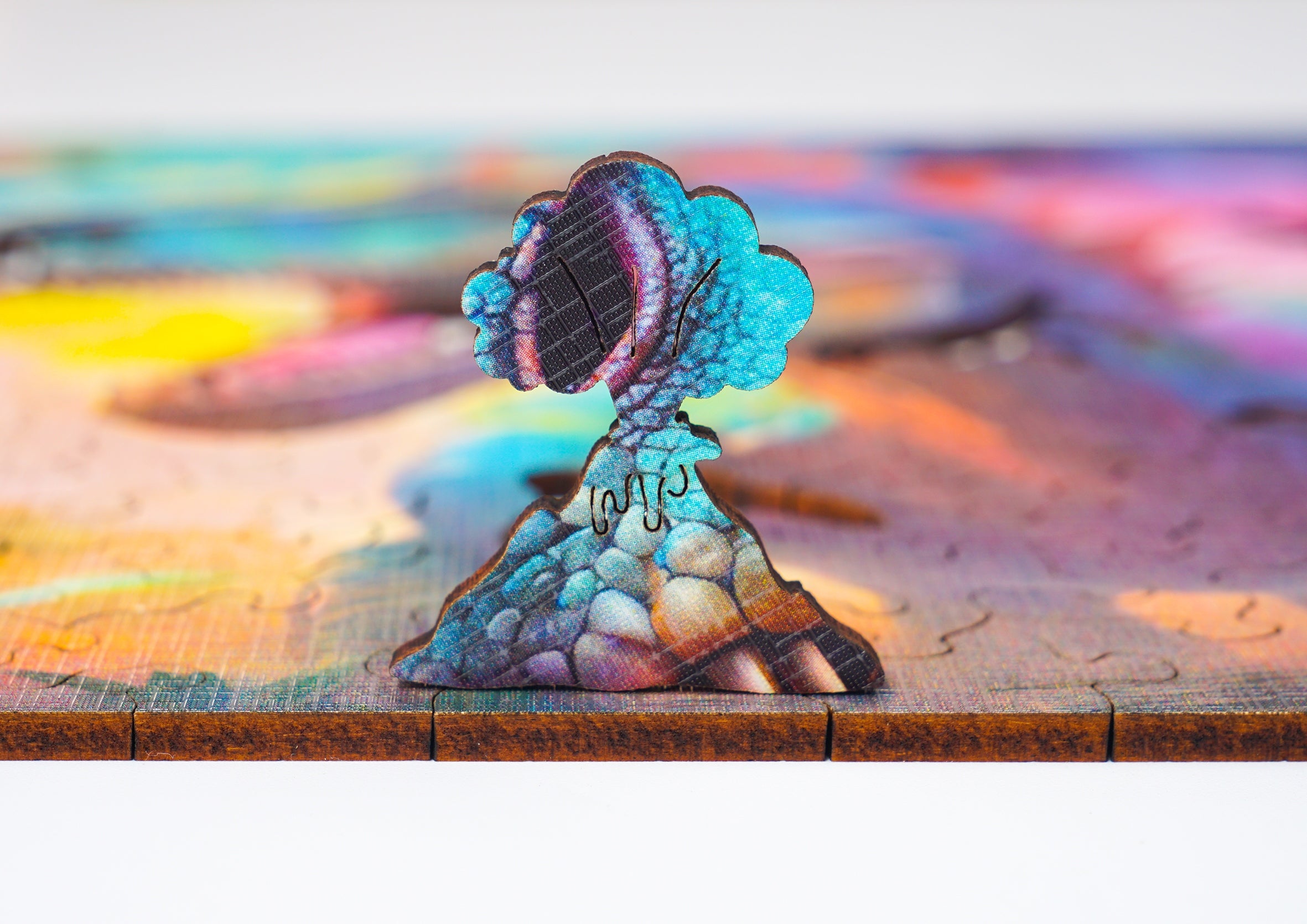 Puzzle drewniane PUZZLED Drapieżny Dinozaur 170 elementów dla dorosłych
