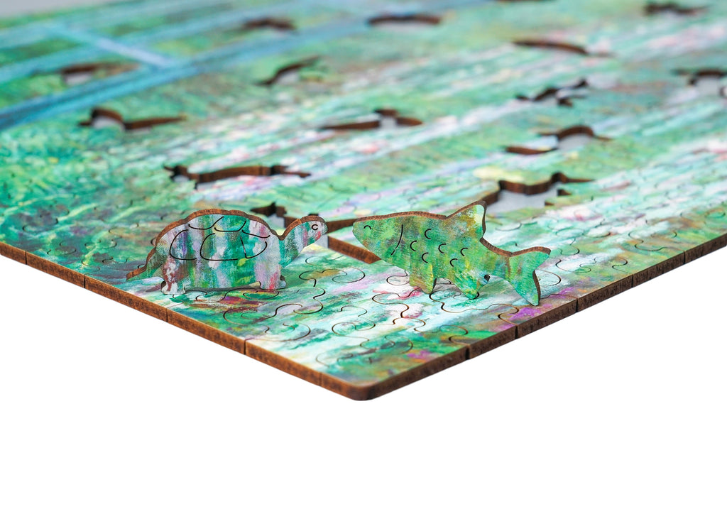 Drewniane puzzle Claude Monet "Japoński mostek" A3 260 el
