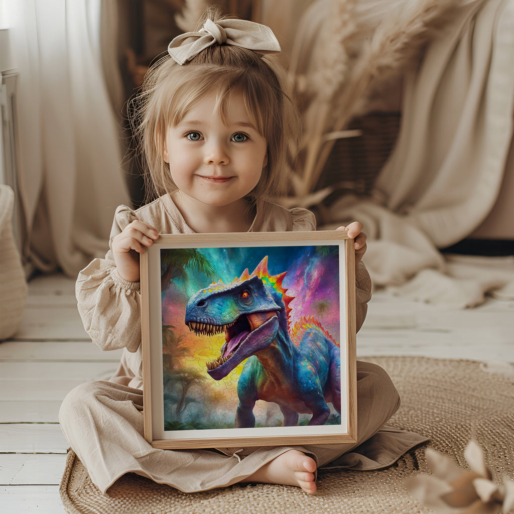 Puzzle drewniane PUZZLED Drapieżny Dinozaur 170 elementów dla dorosłych