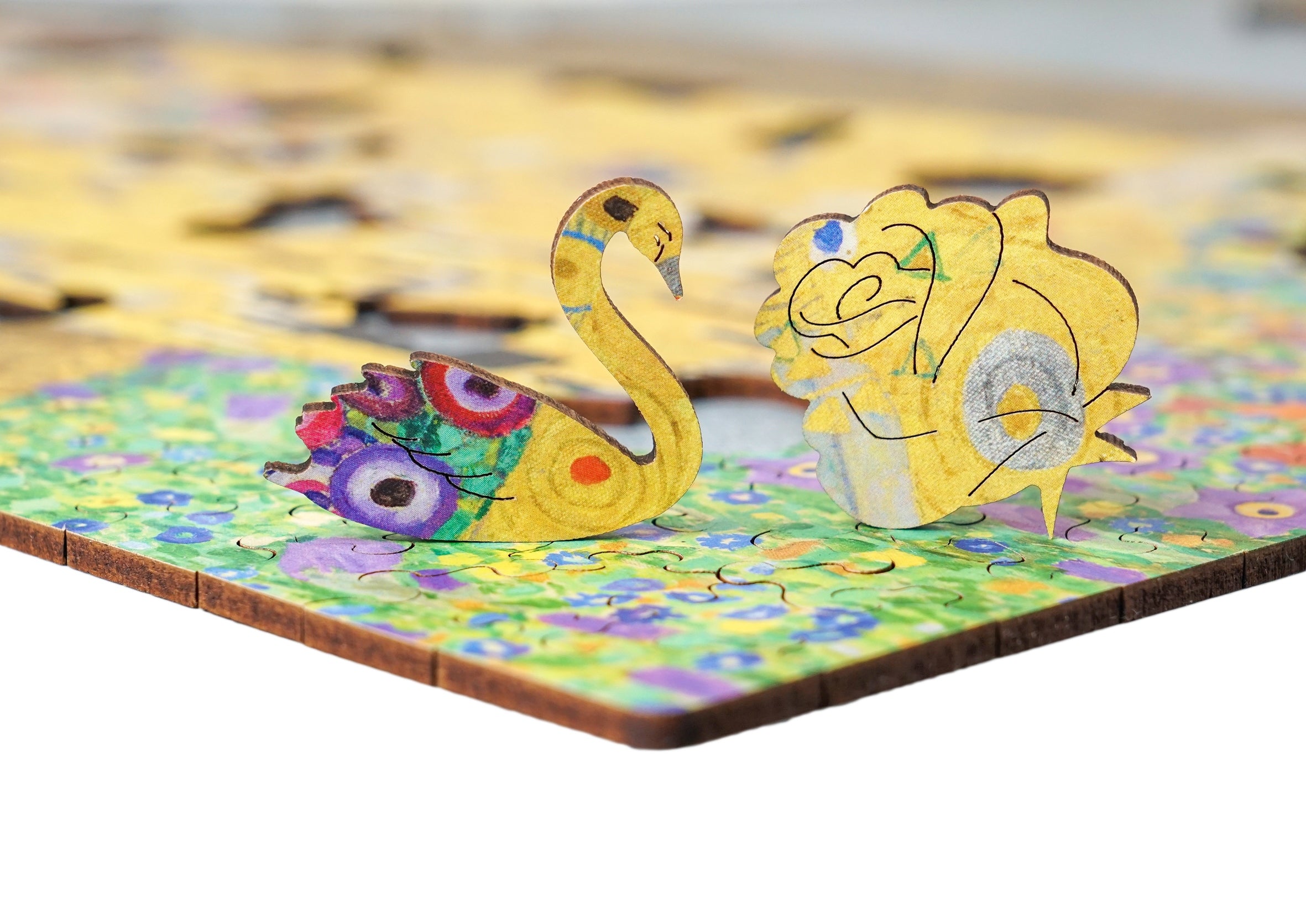 Drewniane puzzle A3 Gustav Klimt "Pocałunek" 310 el.