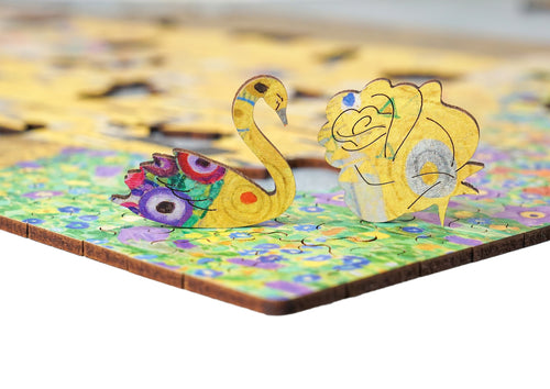 Drewniane puzzle A3 Gustav Klimt "Pocałunek" 310 el.