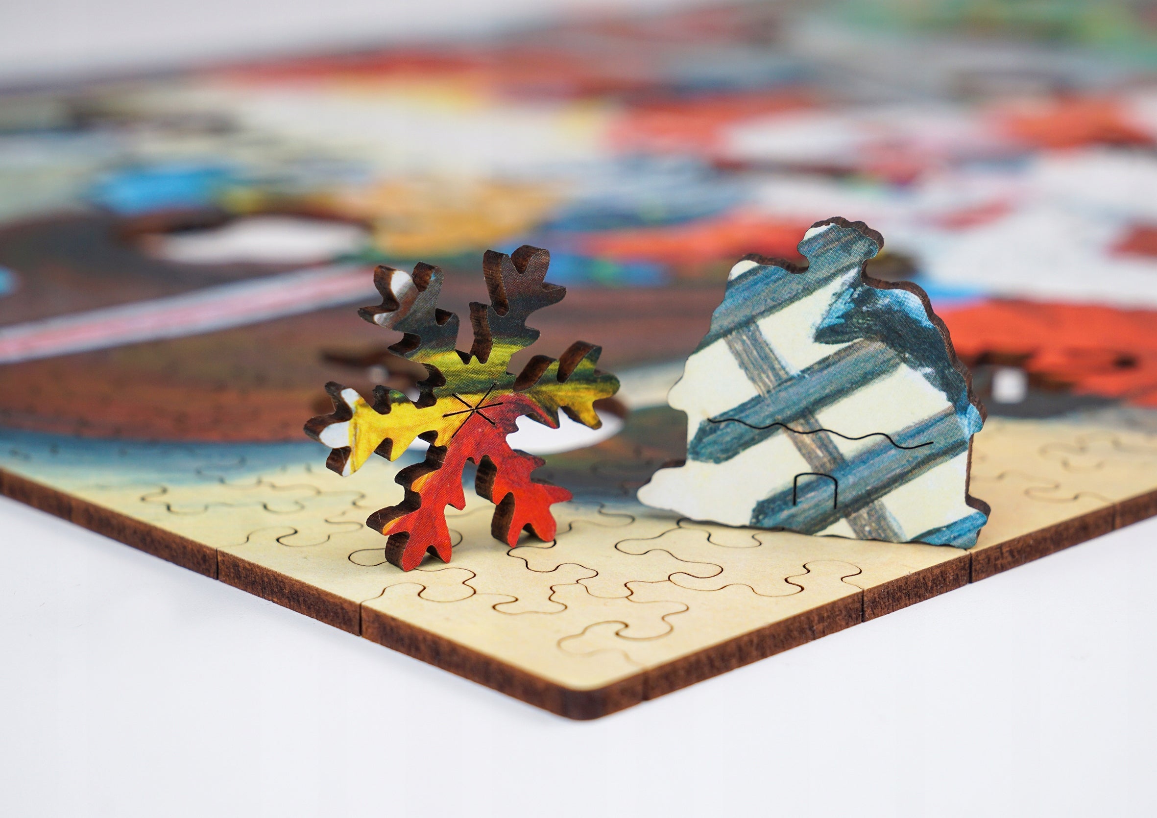 Puzzle Drewniane A3 410 Elementów Magia Świąt Układanka Świąteczna