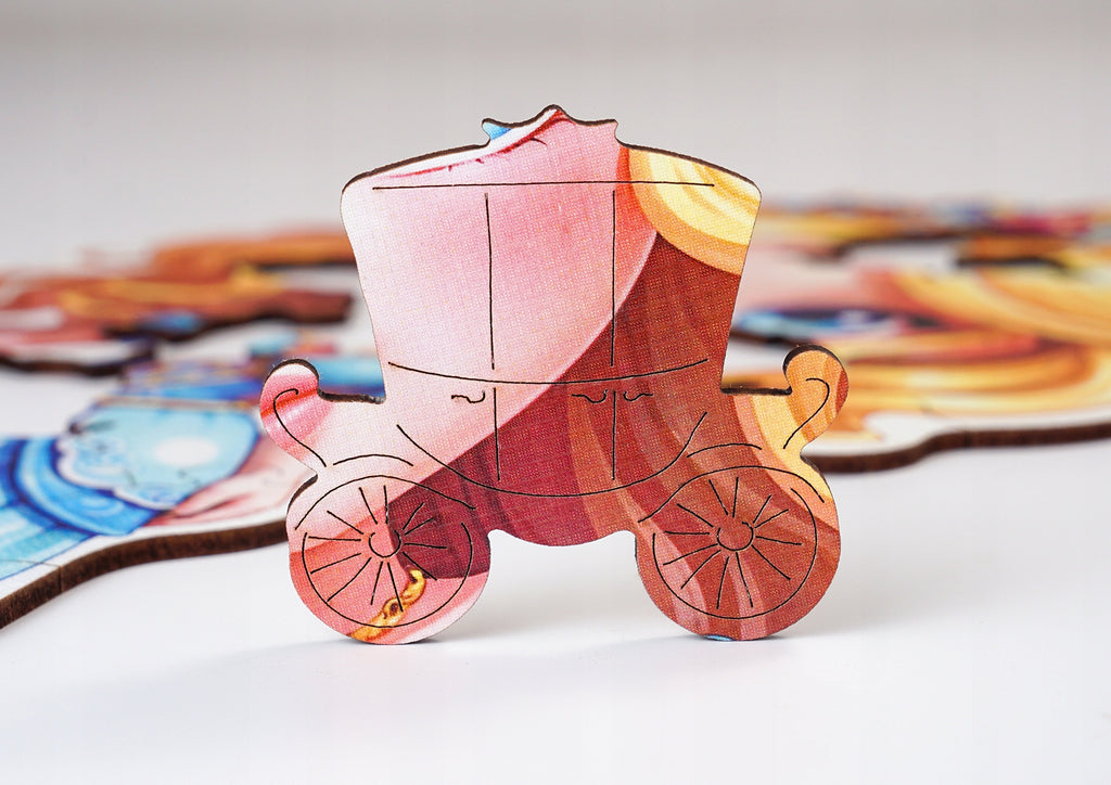 Puzzle Drewniane Premium dla Dzieci i Dorosłych UROCZA KSIĘŻNICZKA 47 EL.