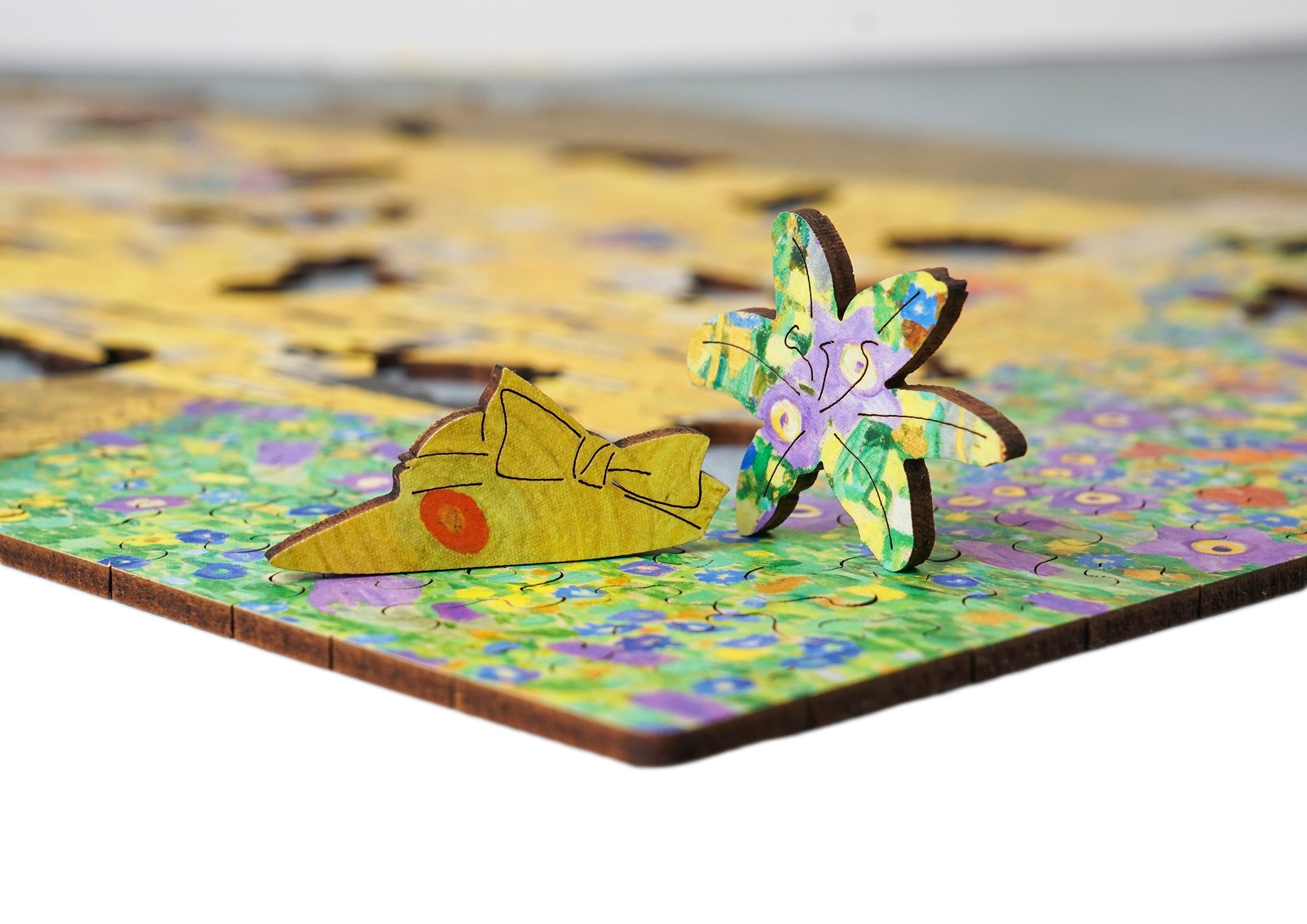 Drewniane puzzle A3 Gustav Klimt "Pocałunek" 310 el.