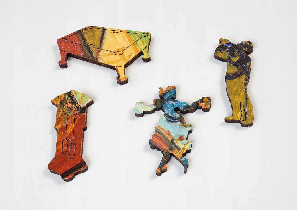 Drewniane puzzle A3 Vincent van Gogh "Nocna kawiarnia" 350 el.