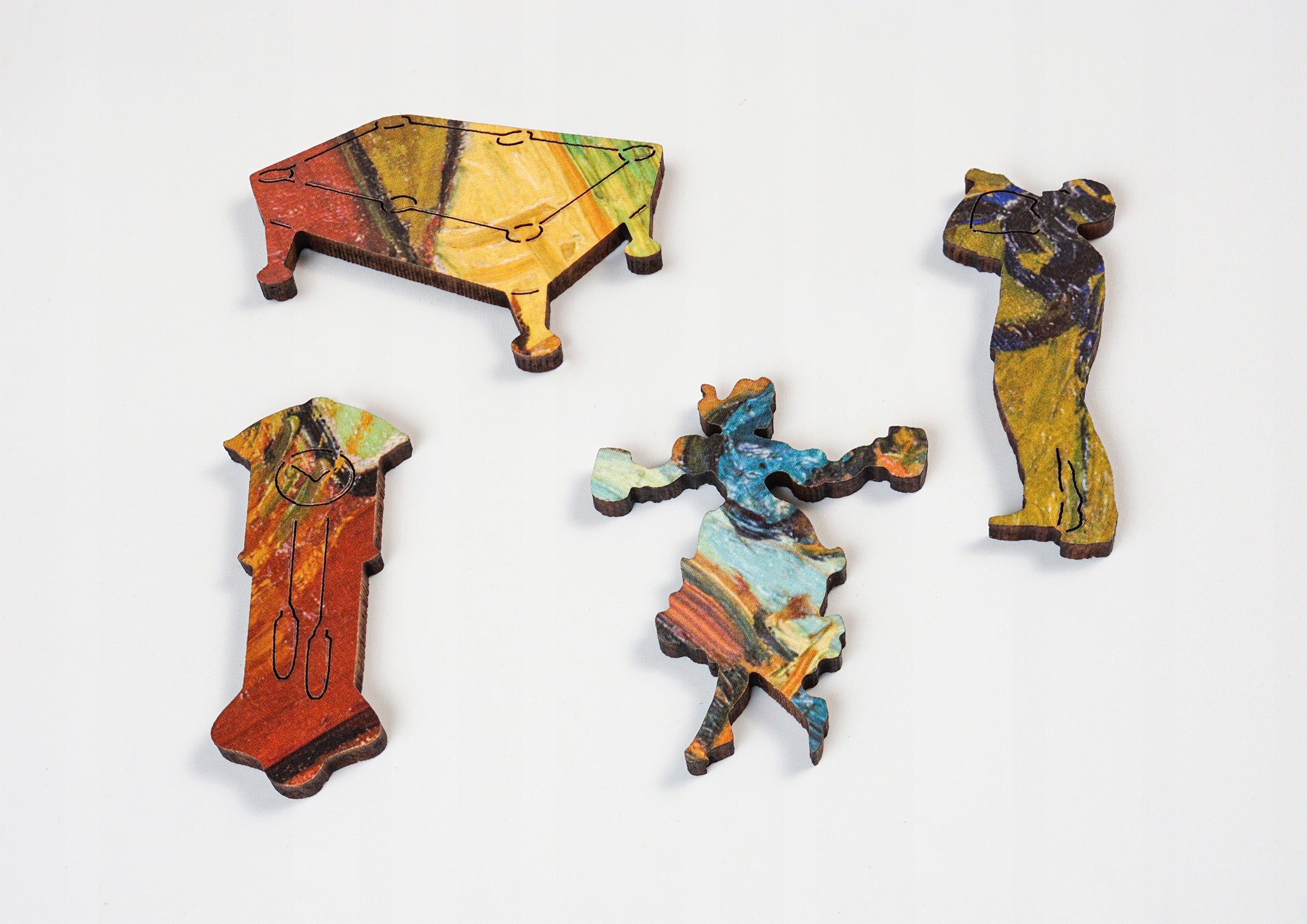 Drewniane puzzle A3 Vincent van Gogh "Nocna kawiarnia" 350 el.