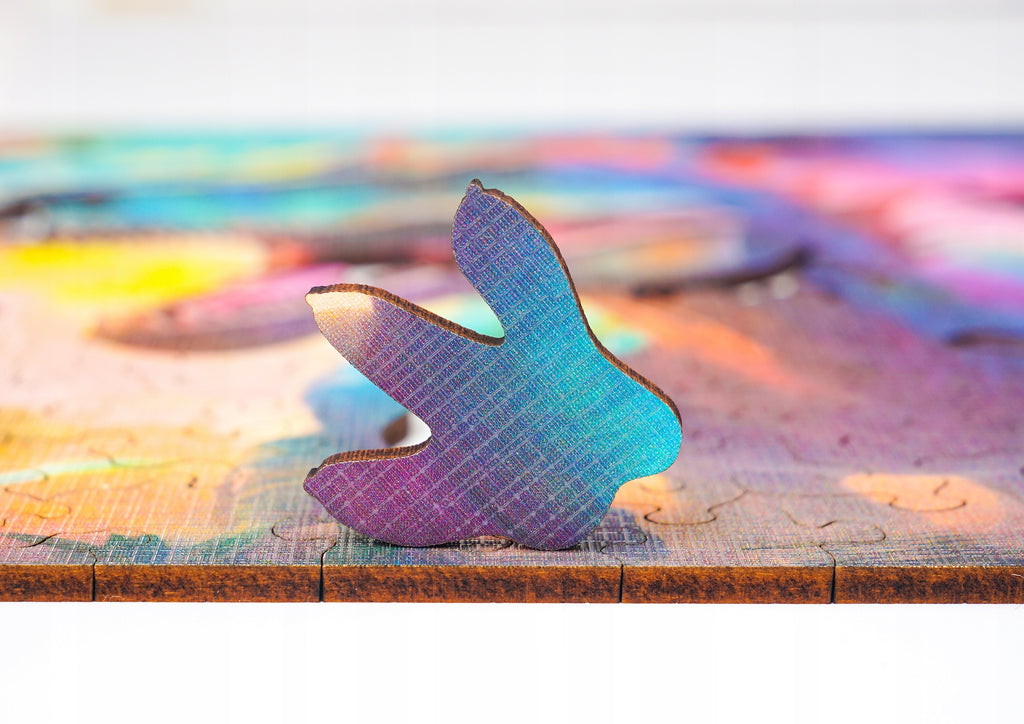 Puzzle drewniane PUZZLED Drapieżny Dinozaur 170 elementów dla dorosłych