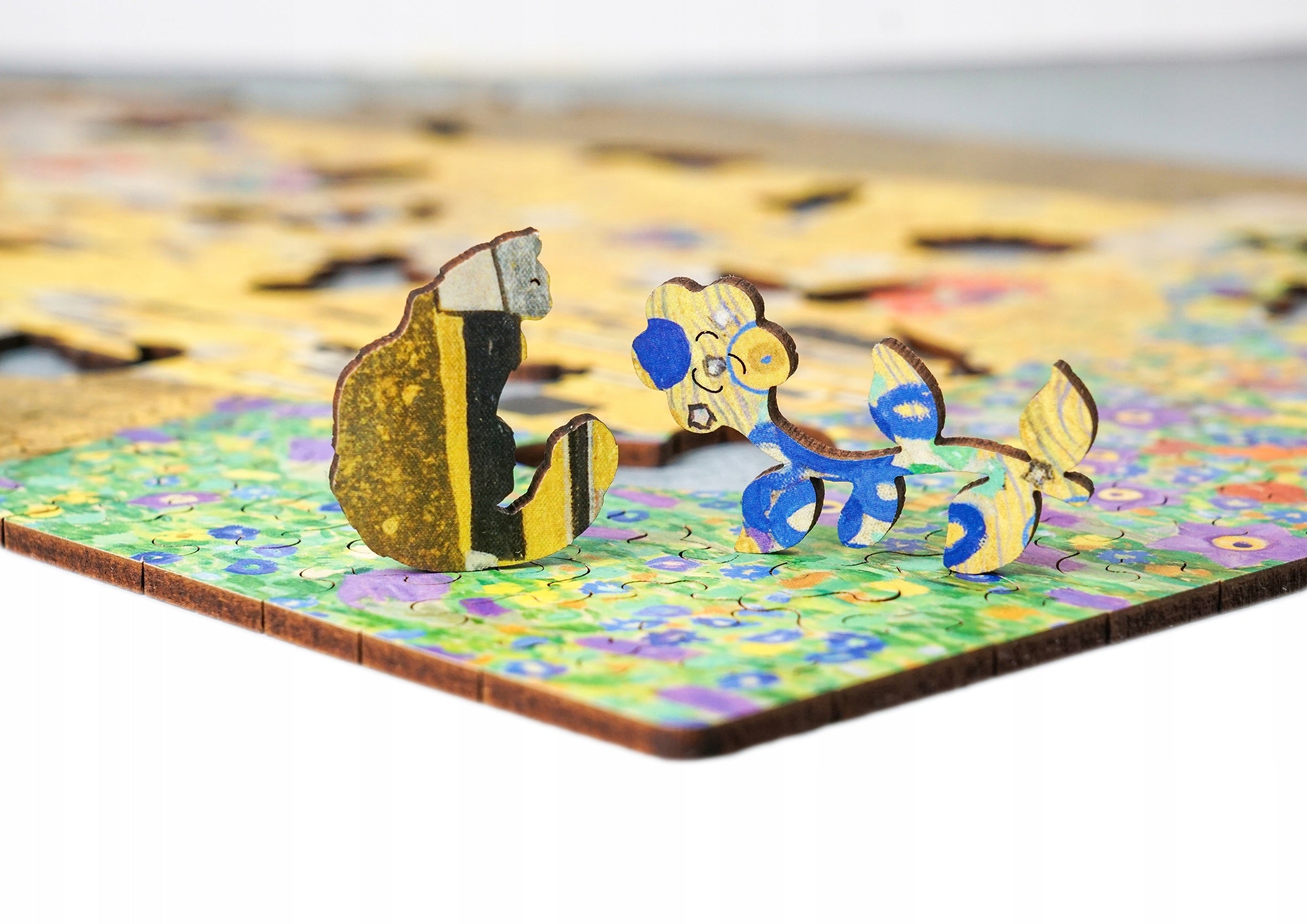 Drewniane puzzle A3 Gustav Klimt "Pocałunek" 310 el.