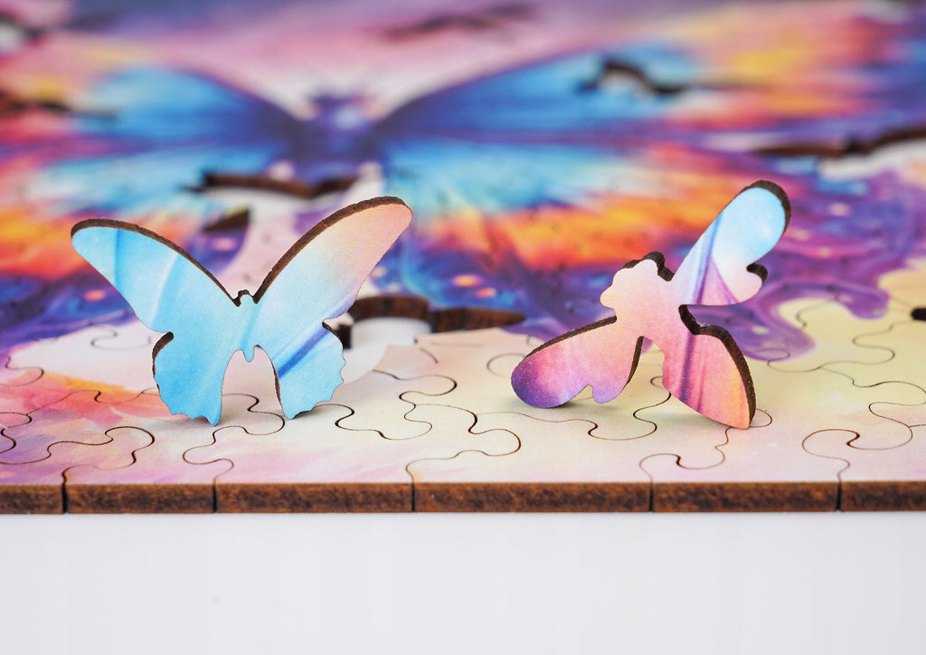 Puzzle drewniane PUZZLED Eteryczny Motyl 145 elementów dla dorosłych