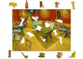 Drewniane puzzle A4 van Gogh "Nocna kawiarnia"