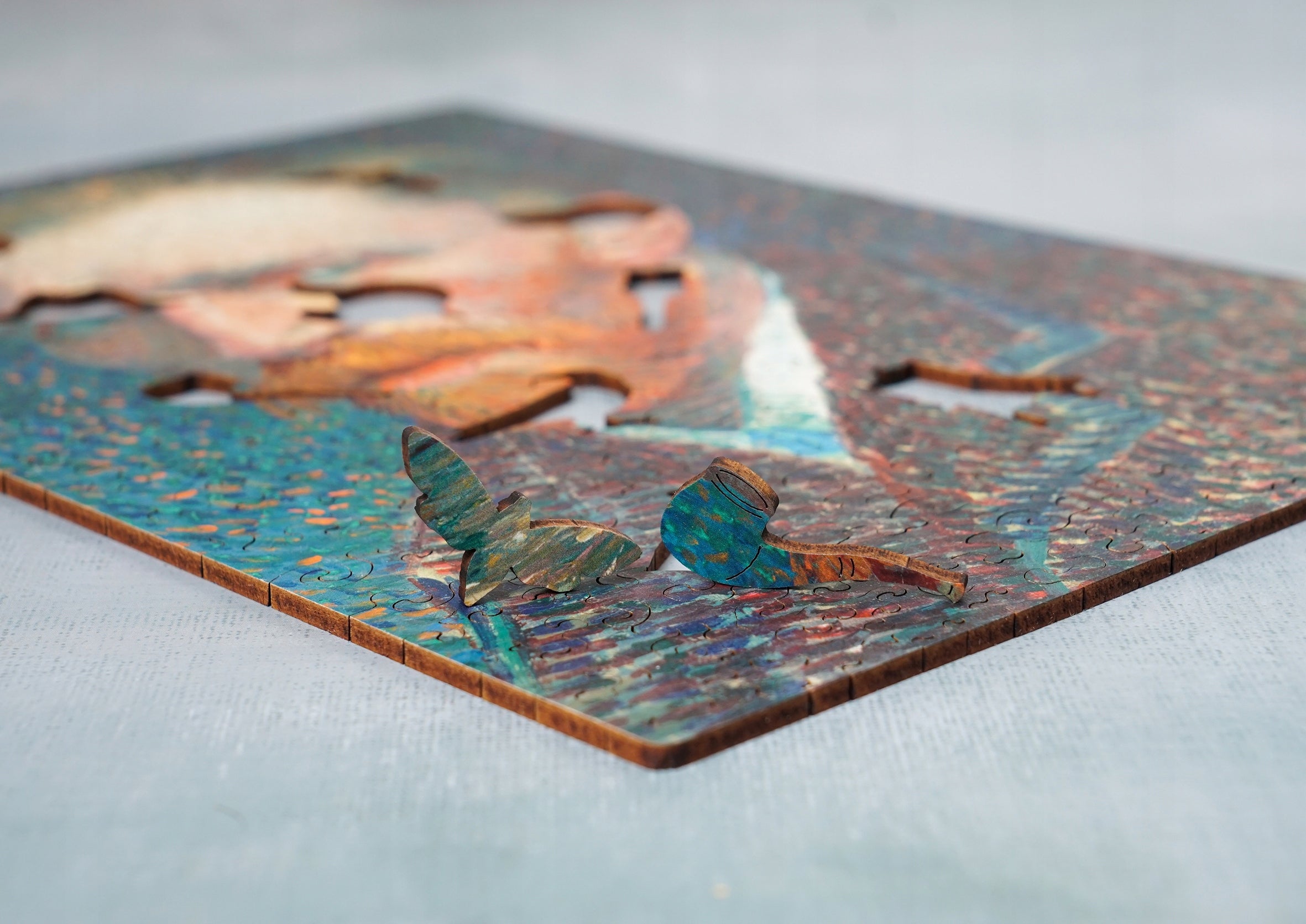 Drewniane puzzle A4 van Gogh Autoportret 165 el.