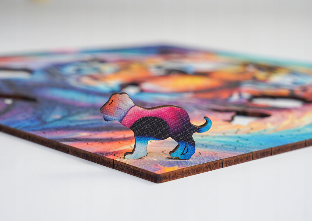 Puzzle drewniane PUZZLED Potężny Tygrys 160 elementów dla dorosłych