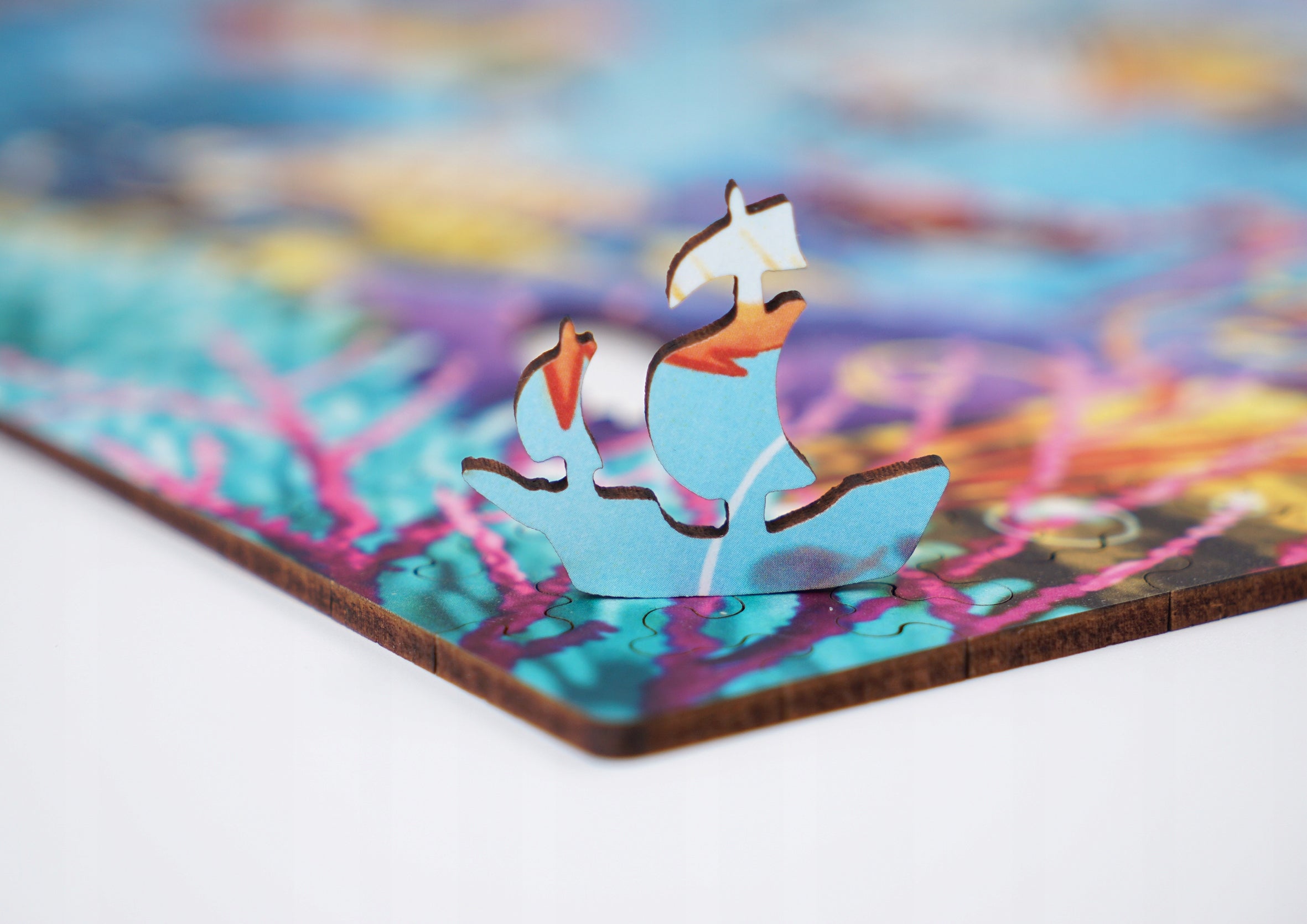 Drewniane puzzle A3 "Podwodny świat" 330 el