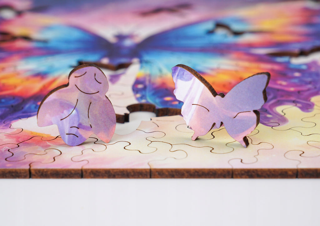 Puzzle drewniane PUZZLED Eteryczny Motyl 145 elementów dla dorosłych