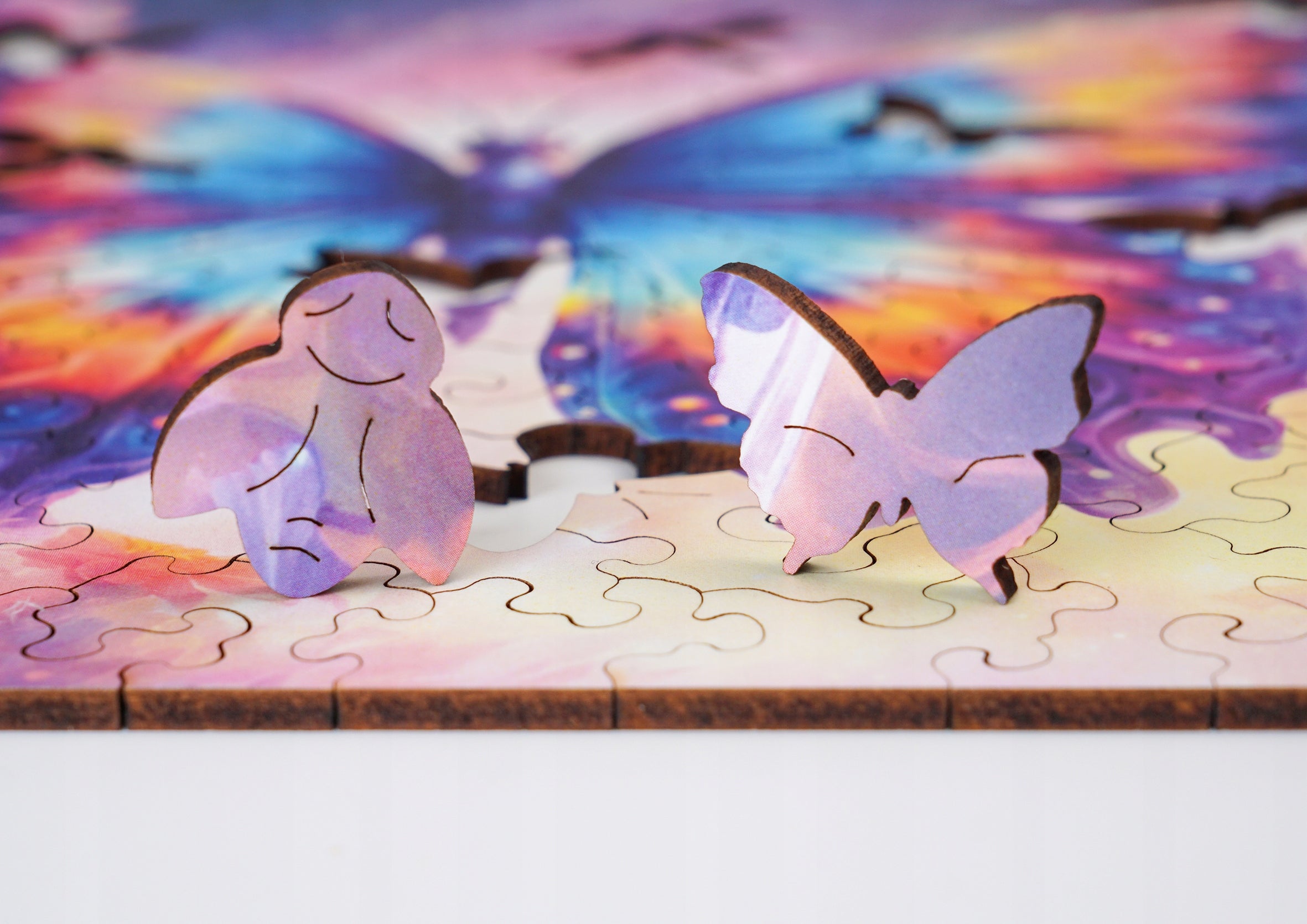 Puzzle drewniane PUZZLED Eteryczny Motyl 145 elementów dla dorosłych
