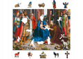 Puzzle Drewniane A4 260 Elementów Pokłon Trzech Króli Układanka Drewniana