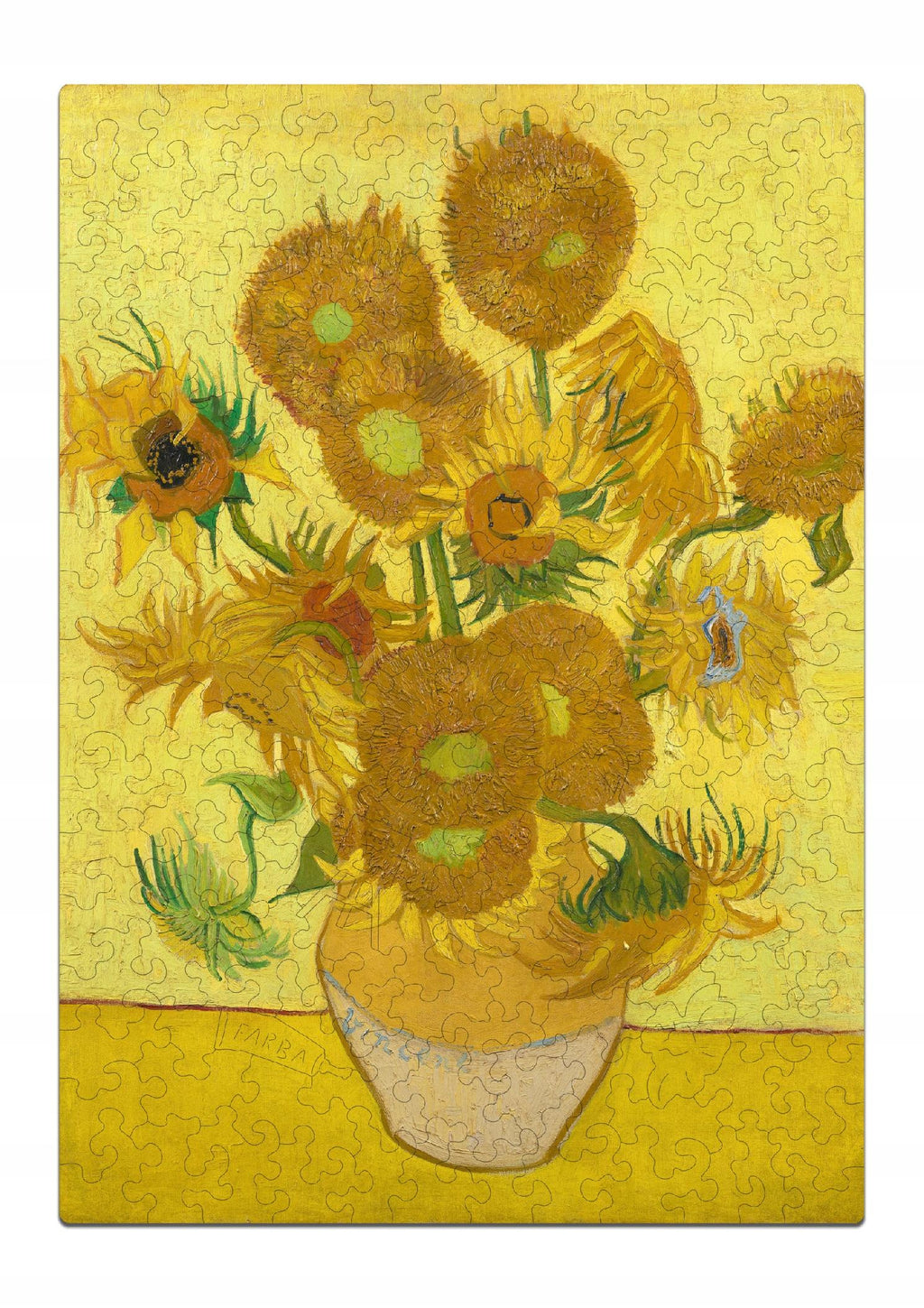 Drewniane puzzle A4 van Gogh Słoneczniki