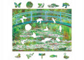 Drewniane puzzle A4 Claude Monet "Japoński mostek"