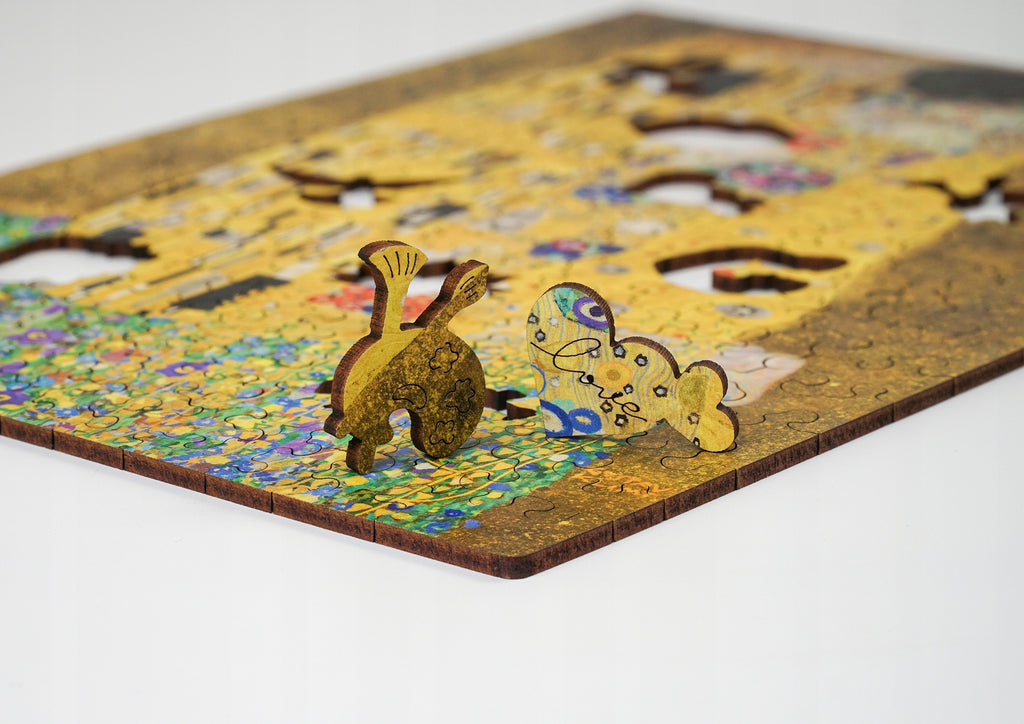 Drewniane puzzle A4 Klimt "Pocałunek" 165 el.