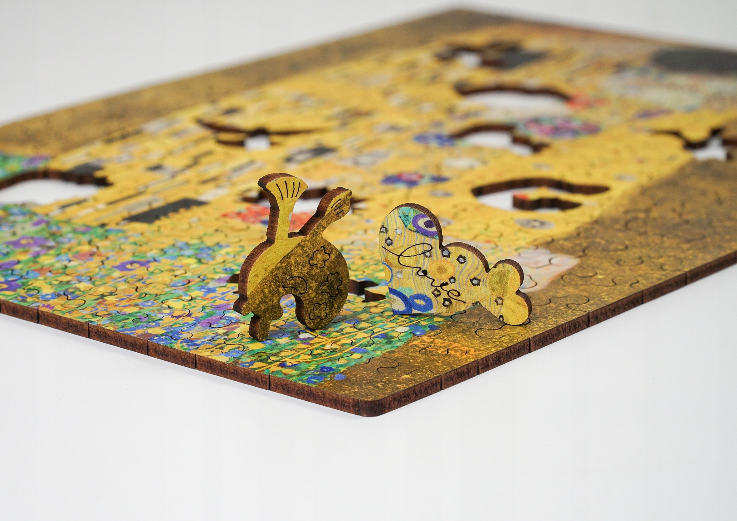 Drewniane puzzle A4 Klimt "Pocałunek" 165 el.