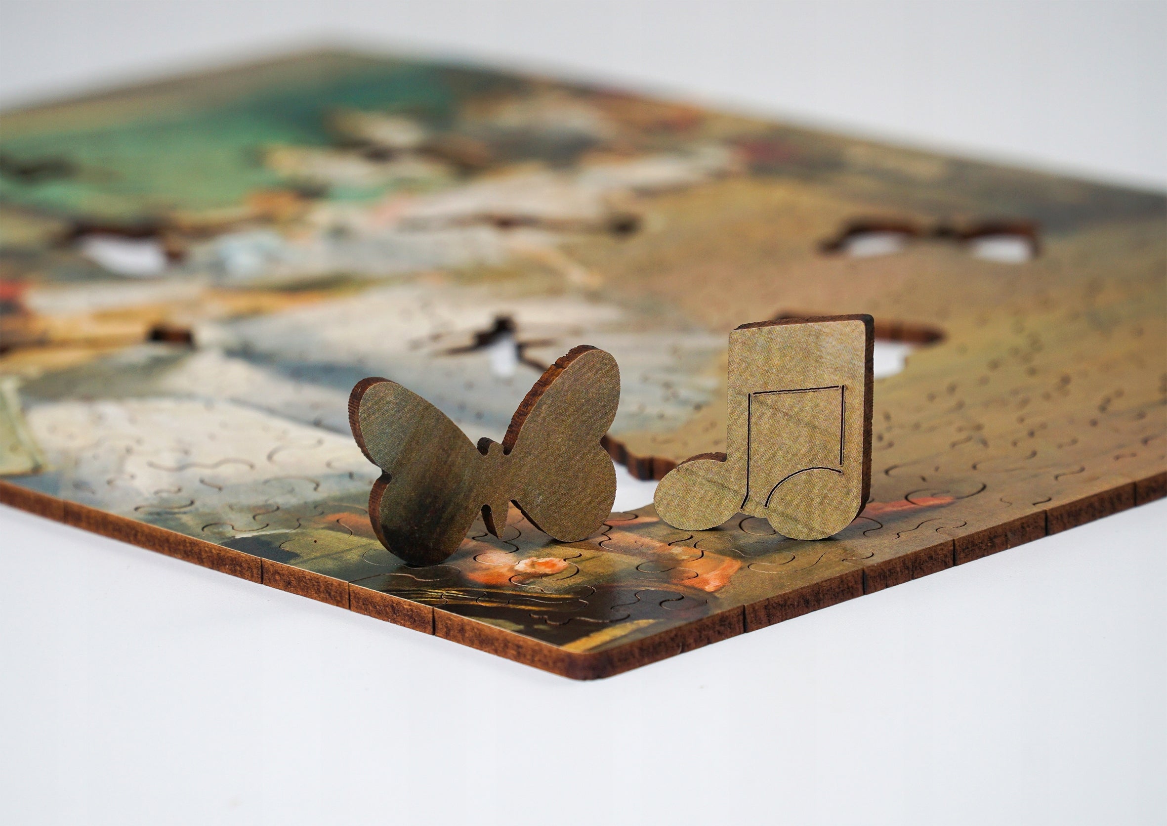 Drewniane puzzle A4 Edgar Degas Lekcja tańca 175el