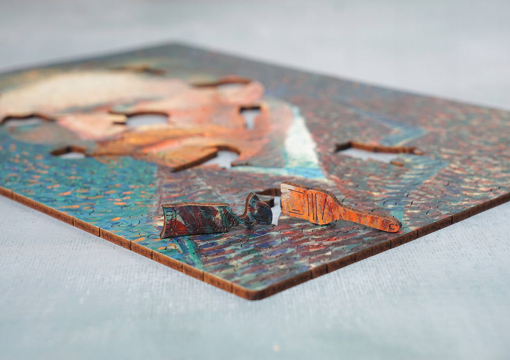 Drewniane puzzle A4 van Gogh Autoportret 165 el.