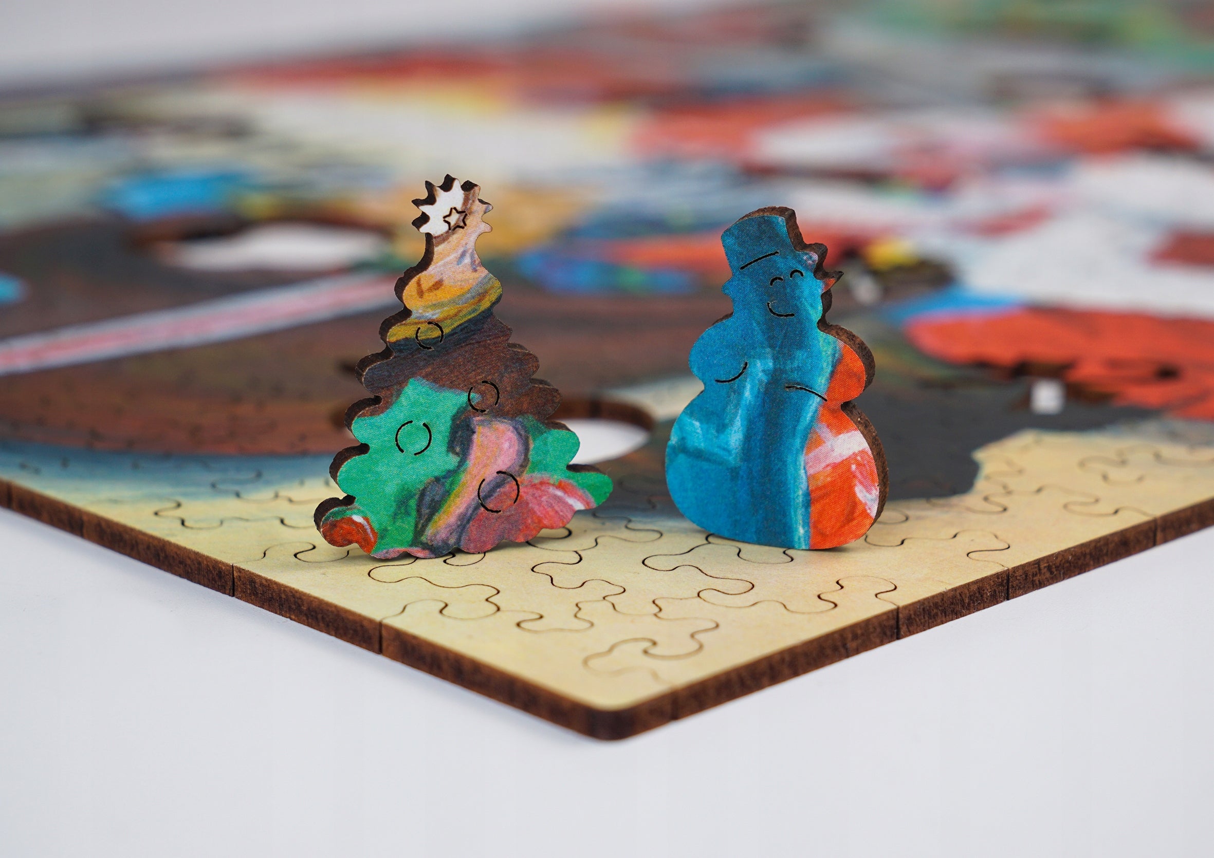 Puzzle Drewniane A3 410 Elementów Magia Świąt Układanka Świąteczna