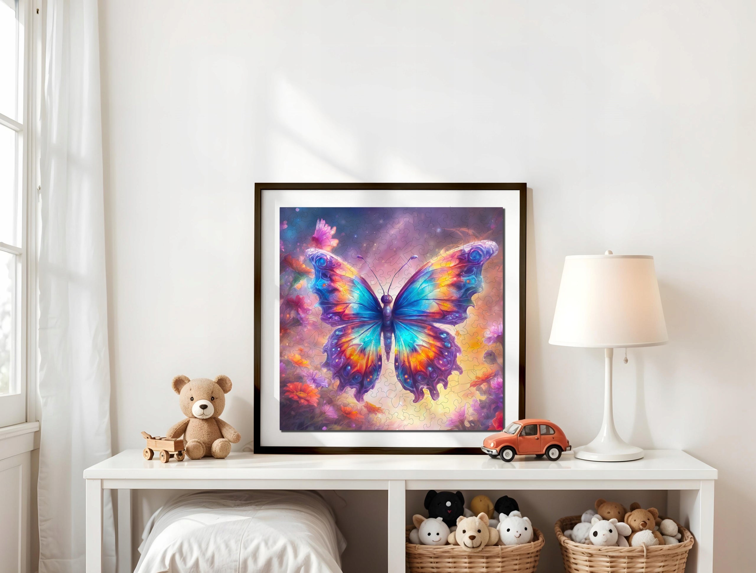 Puzzle drewniane PUZZLED Eteryczny Motyl 145 elementów dla dorosłych