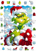 Puzzle Drewniane Świąteczne Grinch 375 El. Puzzled - Laserowe Prezent 6+!