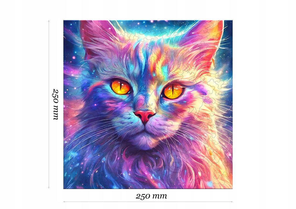 Puzzle drewniane PUZZLED Gwiezdny Kot 135 elementów dla dorosłych