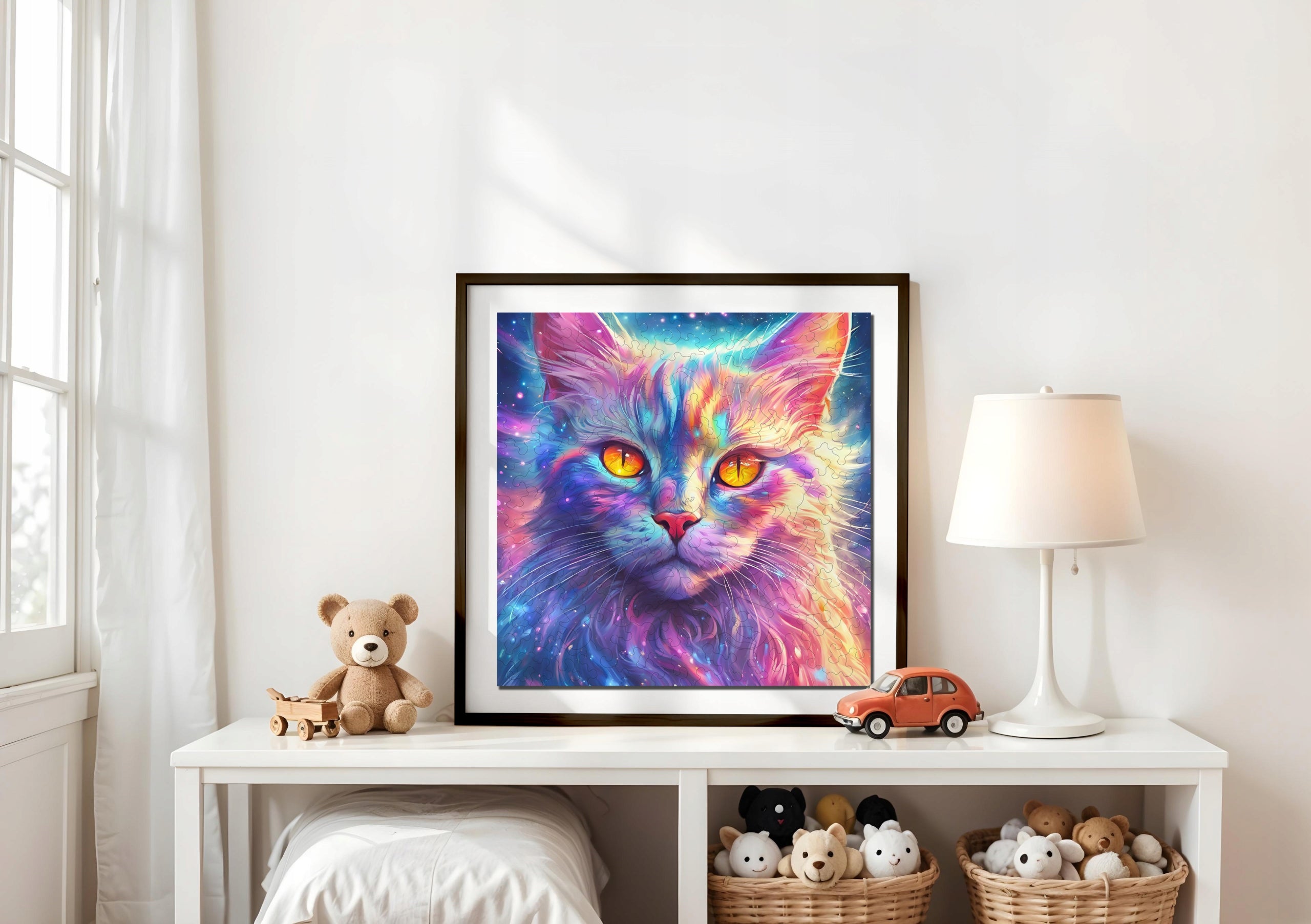 Puzzle drewniane PUZZLED Gwiezdny Kot 135 elementów dla dorosłych