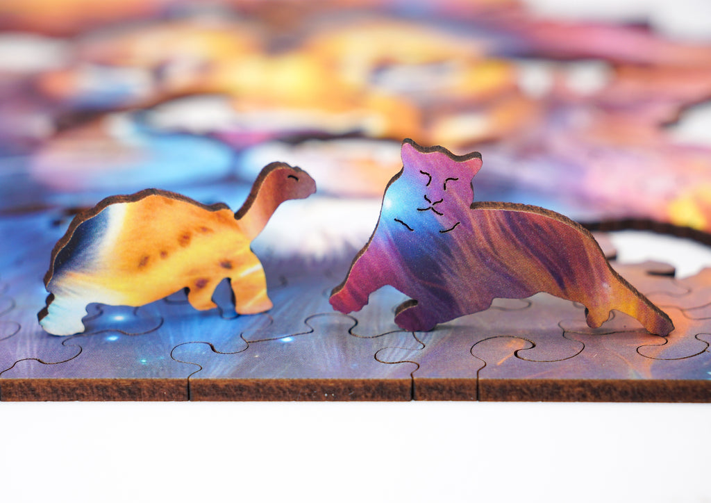 Puzzle drewniane PUZZLED Majestatyczny Lew 135 elementów dla dorosłych