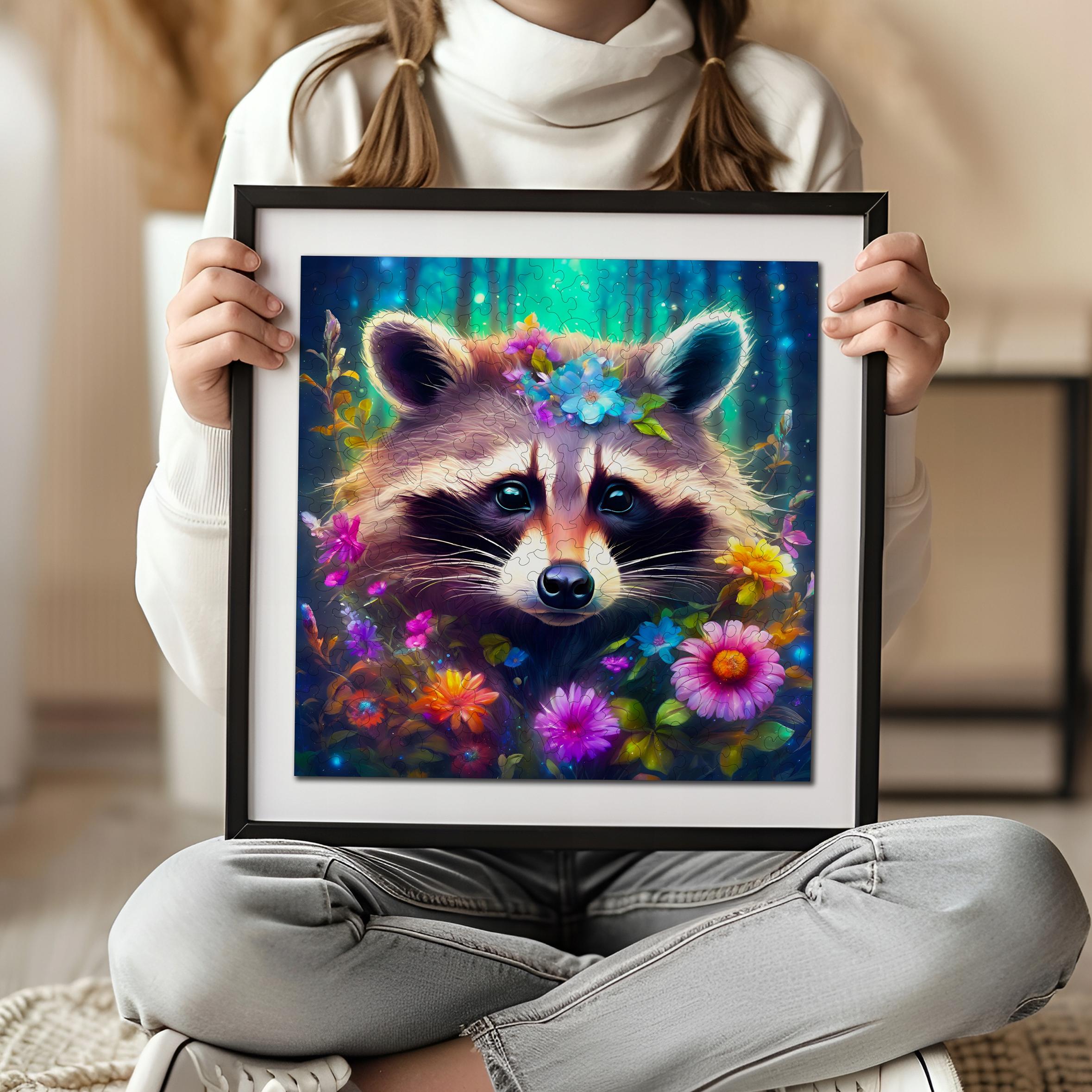Puzzle drewniane PUZZLED Ciekawski Szop 155 elementów dla dorosłych